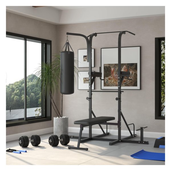 Dumbbells - Fitpower - Verstelbaar - Zwart