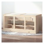 Hamsterkooi - Zaza Home - Stabiel hout - Trappetjes - Naturel