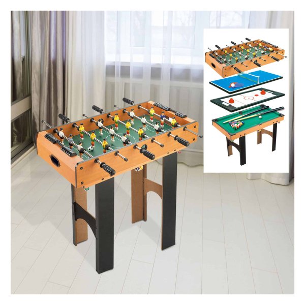Speeltafel - Zaza Home - 4-in-1 - Multi-functioneel - Zwart