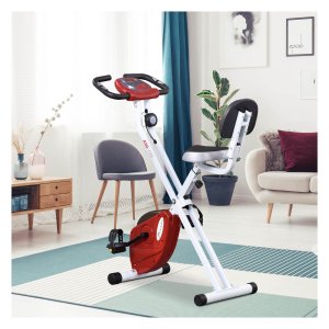 Fietsentrainer - Stabiele Weerstandniveaus - Verstelbare Hoogte - Rood