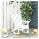 Schommelstoel - Zaza Home - Voor tuin - Balkon - Wit