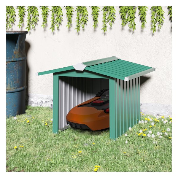Grasrobots - Morava Garage - Zonnebescherming - Donkergroen