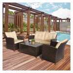 Tuinmeubelset - Dinsdag - Comfortabel – Stijlvol - Beige