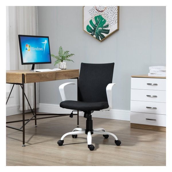 Bureaustoel - ComfortPro - Hoogteverstelling - Kantelfunctie - Zwart