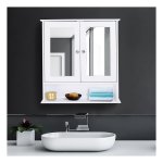 Wandspiegelkast - Luxe - Make-up opberg - Wit