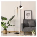 Vloerlamp - Zaza Home - Industrieel - Zwart