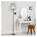 Vloerlamp - Retro-stijl - Industrieel design - Zwart