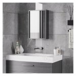 Wandspiegelkast - Luxe Badkamer - Veel opbergruimte - Zwart