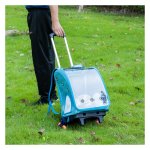 Hondentrolley - ComfortPet - Ademend raam - Blauw