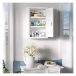 Medicijnkastje – Apotheek Stijl – 3 Lagen – 2 Sleutels – Wit