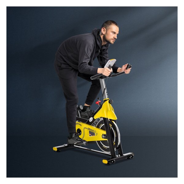 Hometrainer - Zaza Home Fitness - Verstelbaar en stil - LCD-display - Zwart