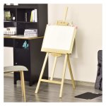 Schildersezel - Verstelbaar Studio - Driehoeksframe - Dennenhout - Natuurlijk