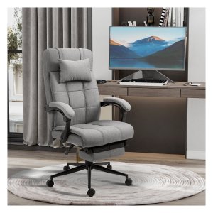 Ergonomische bureaustoel - ComfortBliss - Verstelbare rugleuning - Lendensteun - Zwart