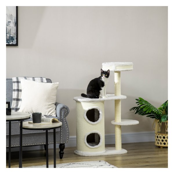 Klimboom - LuxeKrabbels - Krabplank – Kattentoren - Beige