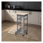 Keukenkast - HandyHome - Op wielen - Binnen & buiten - Grijs