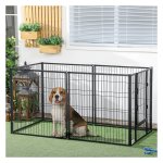 Puppyren – SterkHuis - Vrijstaand - Veilig - Zwart