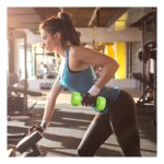 Dumbbell - Zaza Home - Draagbare set - 4 paar - Zwart