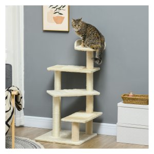 Klimpaal - HappyPets - Sisalscratcher - Klimboom - Beige