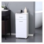Kast - Functionele opbergkast - met lade en deur - wit