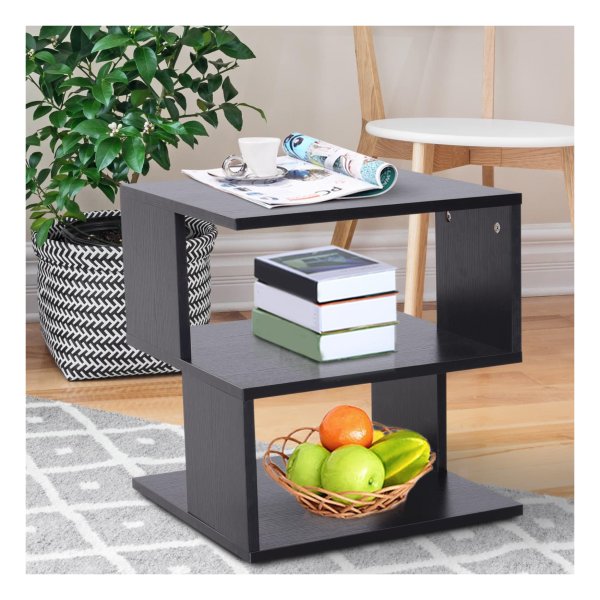 Bijzettafel - DesignX - Modern en veelzijdig - Zwart