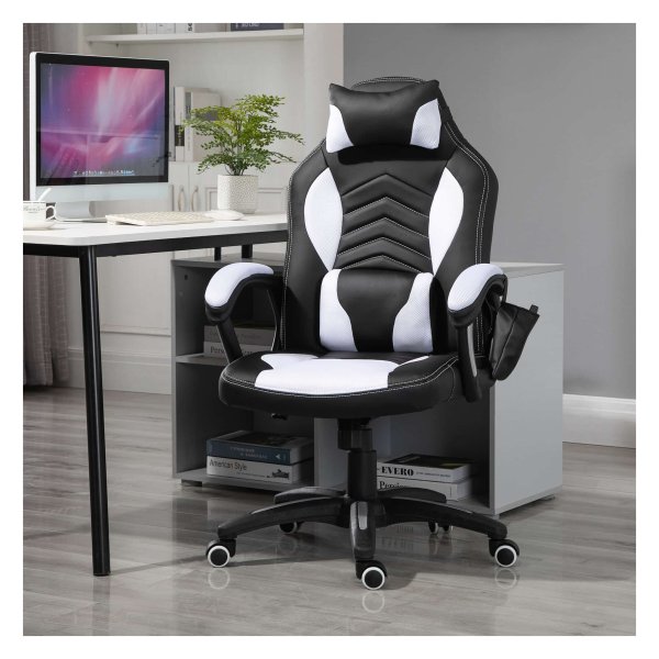 Massagestoel - RelaxMe - Warmtefunctie - Trillingsmassage - Zwart