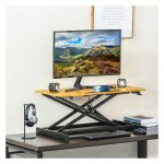 Sta-bureau - ErgoDesk - Verstelbaar - Stijlvol - Zwart