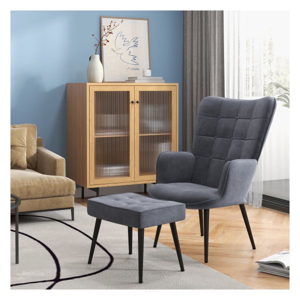 Stoel - Luxe Comfort - Ontspannend - Blauw