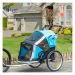 Hondenaanhangwagen - Luxe Pets - Opvouwbaar ontwerp - Waterbestendig - Blauw