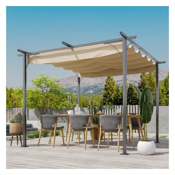 Paviljoen - Luxuriösa - Waterdicht en UV-bescherming - Antraciet