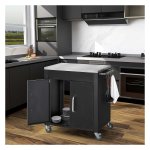 Keukentrolley - KitchenCraft - Multifunctioneel - Stijlvol - Zwart