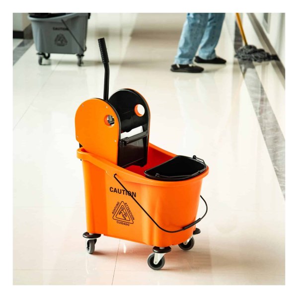 Reinigingsvoertuig - Deve - Met graafmachine - 36 liter - zwart+oranje