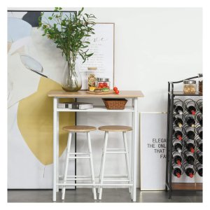 Eettafel – BART - Modern design – Uitschuifbaar - Wit
