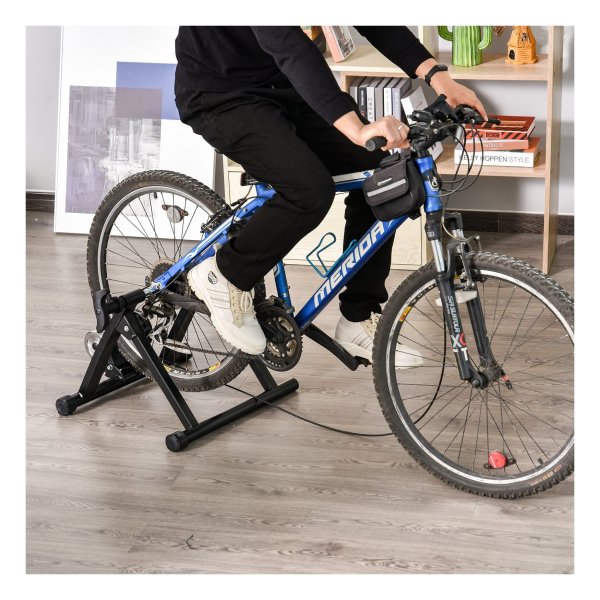 Fietstrainer - Opvouwbaar - Geschikt voor 26 -29 fietsen - Zwart