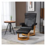 Relaxfauteuil – Luxe Comfort - Verstelbare Ligstand – Zwart
