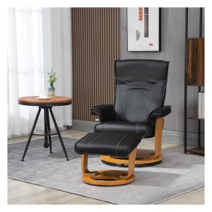 Relaxfauteuil – Luxe Comfort - Verstelbare Ligstand – Zwart