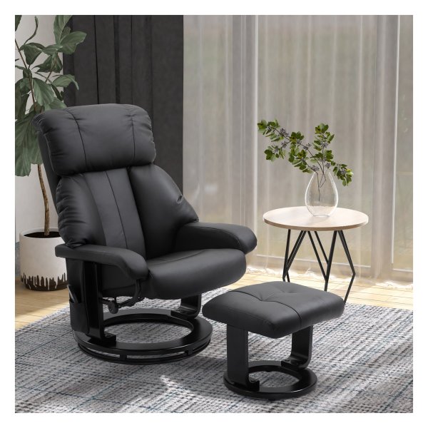 Massagestoel - RelaxMax - televisiefunctie - zwart