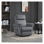 Relaxfauteuil - Luxor - Elektrisch verstelbaar - Sta-op hulp - Staalgrijs