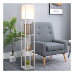 Vloerlamp - Interieurverlichting - E1-MDF - Acrylwit