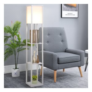 Vloerlamp - Interieurverlichting - E1-MDF - Acrylwit