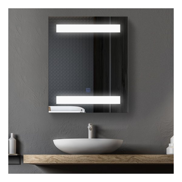 Badkamerkast - Lumina - LED-verlichting - Soft-close - wit