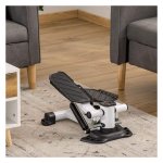 Stappenteller - Compacte Stepper - LCD-scherm - Grote Pedalen - Wit/Zwart