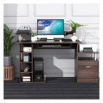 Bureau - Zaza Home - Computerbureau - Kantoor - Bruin