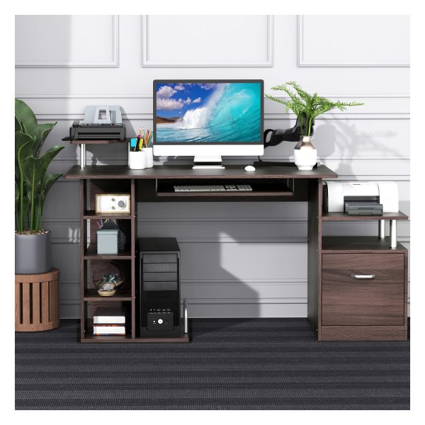 Bureau - Zaza Home - Computerbureau - Kantoor - Bruin