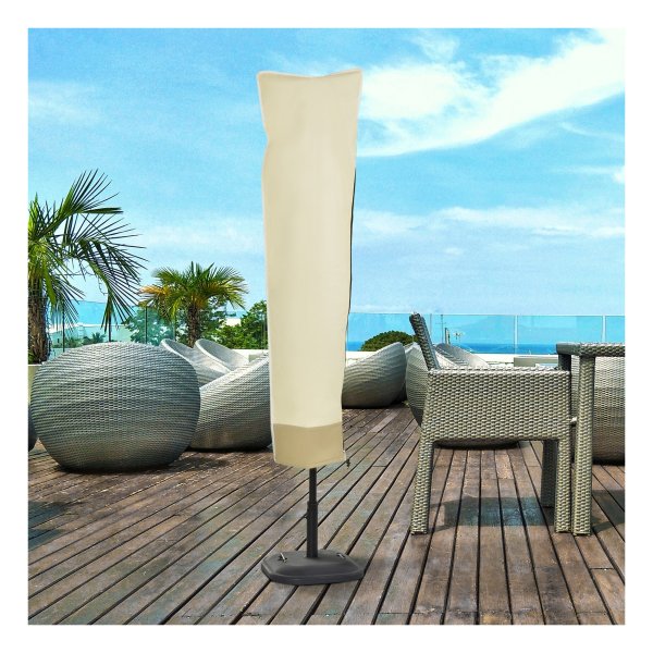 Parasolhoes - Solenco - Met rits - Waterdicht - Beige