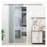 Schuifdeur – Mat Glas - Moderne Stijl - Zwart