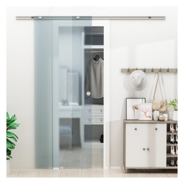 Schuifdeur – Mat Glas - Moderne Stijl - Zwart