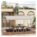 Zonnescherm - Sunset Shades - Opvouwbaar - Beige