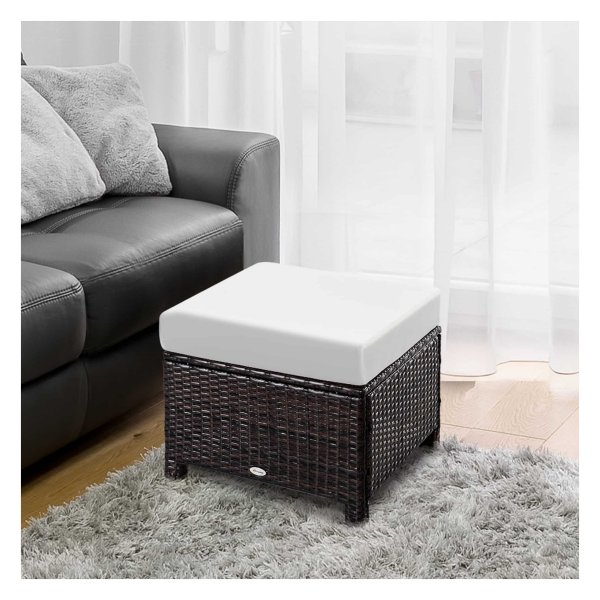 Balkonkruk – ComfortDesign - Comfortabel zitkussen – Weerbestendig - Bruin