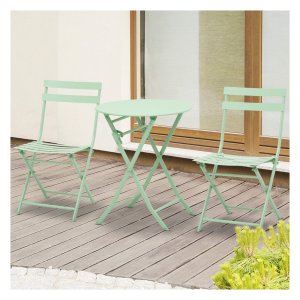 Bistrotuinset - Outdoor Living - Opklapbaar - Groen