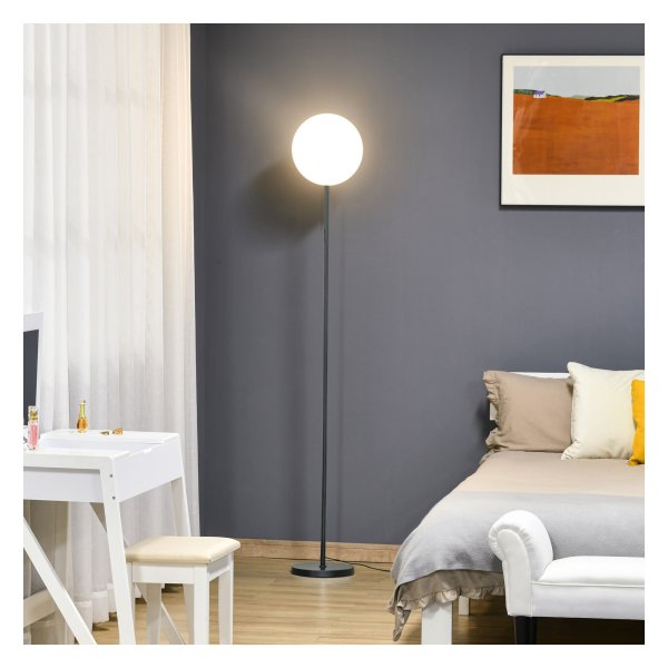 Vloerlamp - Zaza Home - verstelbaar en verwijderbare lichtmast - zwart
